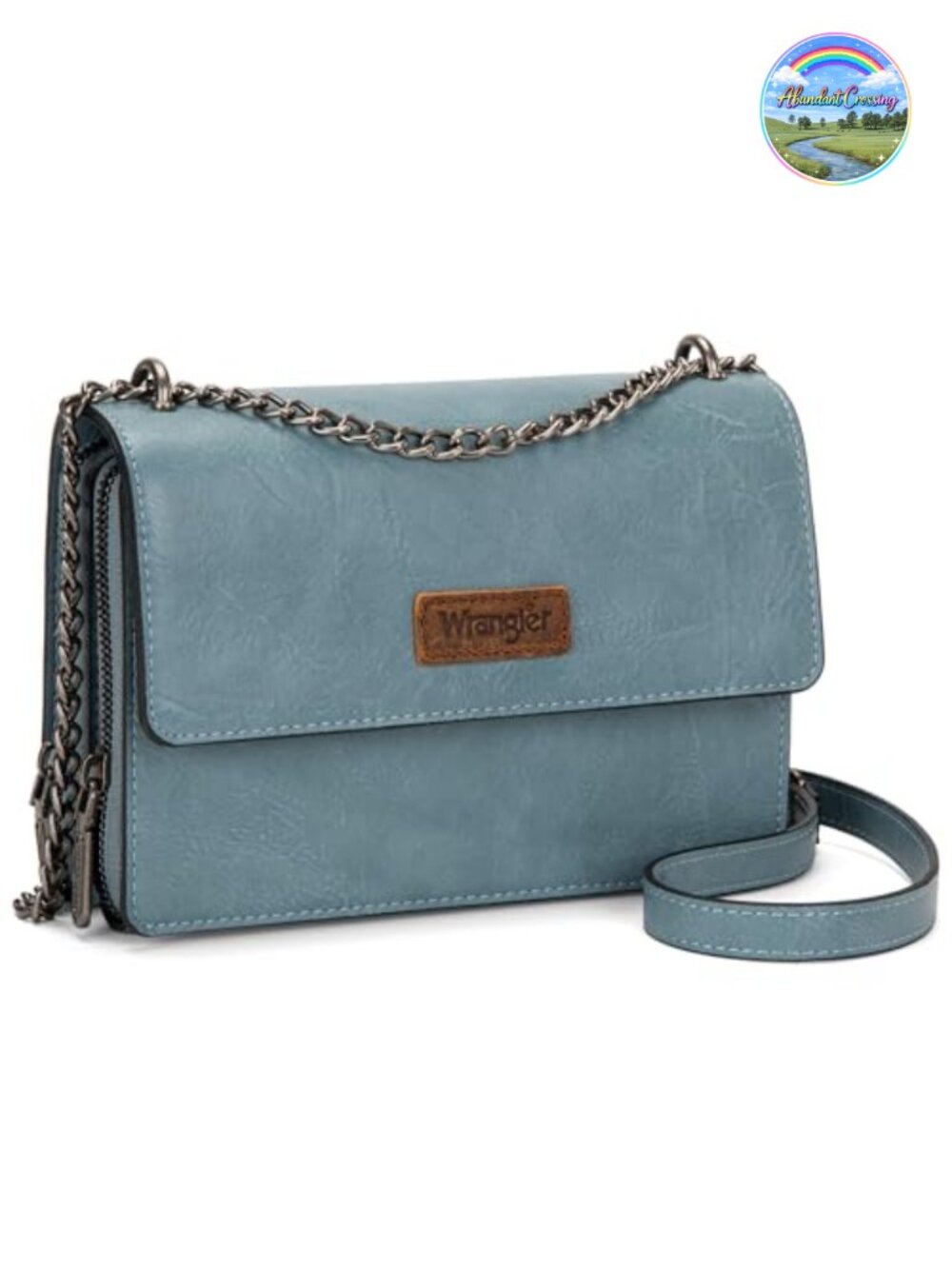 Wrangler Crossbody Bag Flap Chain Strap Wallet Women